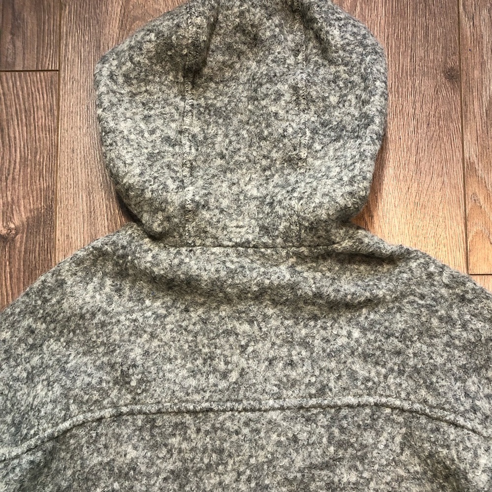 Vintage Armani Exchange Wool Hooded Teddy Jacket - Picture 14 of 17